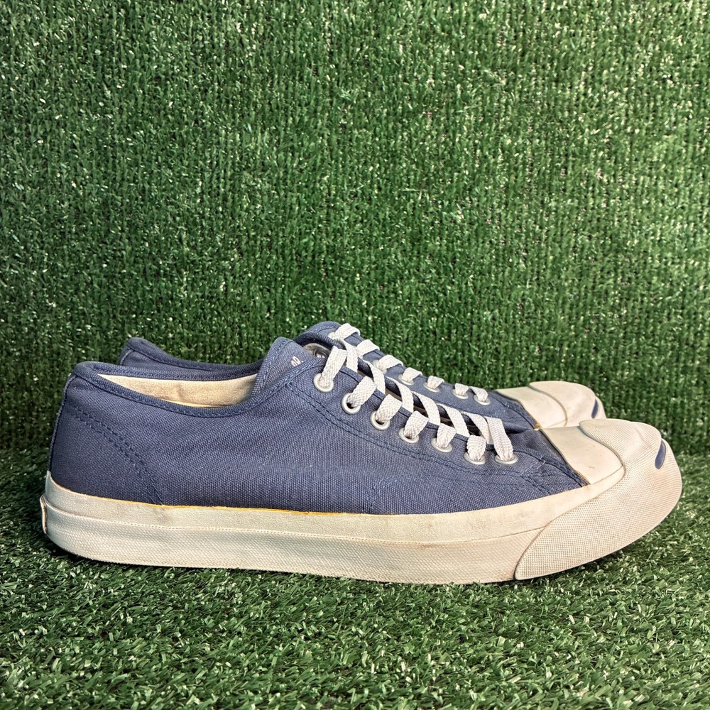 Converse Jack Purcell Low Canvas Sneaker Classic Casual Blue Mens 10 Womens 11.5